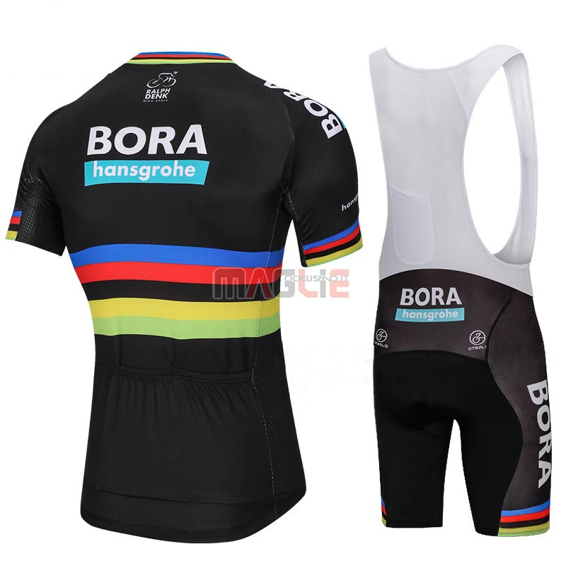 Maglia UCI Mondo Campione Bora Nero